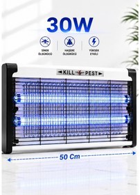Resim Carbon Kf-6030 Sinek Öldürücü Lamba Uv Işıklı 30w Elektrikli Sivrisinek Tuzağı Işıklı Cihaz 