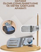 Resim pratikmen Hatasız Ölçme ,Çizme, İşaretleme ve Metre Sabitleme Aparatı 