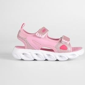 Resim Vicco Roy Işıklı Kız Çocuk Sandalet (Pembe, 31 Numara) 