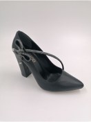 Resim SOLMAZ Ermod 1406 Siyah Taşlı Topuklu Stiletto 