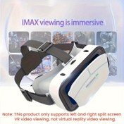 Resim SHINECON Ayarlanabilir Akıllı Telefonlar için VR Başlığı - Şık Siyah Beyaz Vurgularla, Filmler ve Oyunlar için 3D Görsel Deneyim, Burun Yastığı ve Çene Kayışı ile Rahat Uyum, Teknoloji Meraklıları İçin Mükemmel Hediye, Oyun Aksesuarı | Şık Tasarım | Güvenli Kayış Tasarımı 