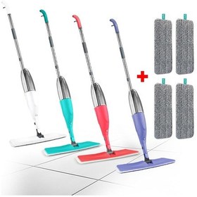 Resim Smarter Shiny Sprey Mop 4'lü + Yedek Mop 4'lü 