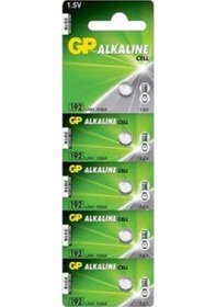 Resim Gp 192 Alkalin Para Pili - 5'Li Paket Gp Lr41 