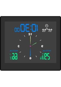 Resim Trendooze Su Geçirmez Banyo Dijital Saat, Sıcaklık Ve Nem Ölçer 