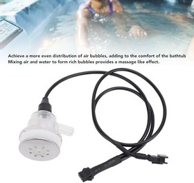 Resim RGB Hafif Küvet 9 Delik Hava Nozul PVC SPA BÜYÜK KUBU JET NİSİ HİDOTERAPİK HAVUZA DEĞİŞTİRME 
