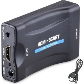 Resim Maxgo 2164 HDMI To Scart Av Video Tv Çevirici Dönüştürücü Adaptör Tüplü Tv 