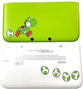 Resim Valley Of The Sun Orijinal 3DSXL Ekstra Konut Case Sınırlı Yeşil & Beyaz Kabuk Değiştirme, 3DS XL/LL 3DSLL El Konsolları için, Yo-Shi Edition için özel ABD Üst Kapak/Alt Kapak Plakaları 2 ADET 