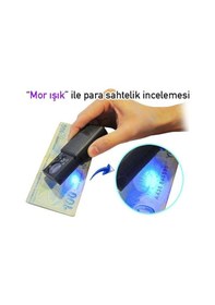 Resim 9881 Mini El Tipi Büyüteç ''mor Işıklı'' 