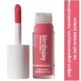 Resim Birdiejay Beauty Labs Color Crush Likit Allık- 101 Rose Petal 