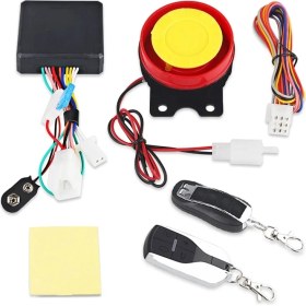 Resim Pengfushop5 12V Motosiklet Alarmı Moto Hırsızlığa Karşı Korna Scooter Güvenlik Alarm Sistemi Uzaktan Kumanda Motor Çalıştırma Anahtarsız Giriş Anti-Hat Kesimi (Yurt Dışından) 