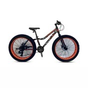 Resim Kron Fxc 500 - 24 Mtb - 13 - 21 Vites - Mekanik Disk Fren - Mat Siyah-neon Turuncu/gri 
