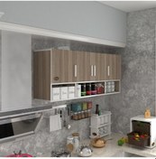 Resim Kenzlife hazır mutfak konsta crd 060*150*32 mutfak banyo dolabı kapaklı raflı 