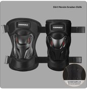 Resim Jokmae Siyah 4 Mevsim Sert Kabuk Diz-dirsek Koruyucular Diğer 