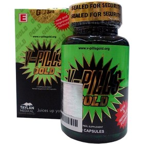 Resim V-Pills Gold Bitkisel 60 Kapsül Orijinal Bandrollü 1 Adet Kutu 