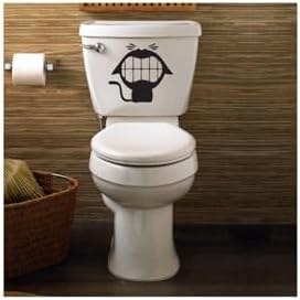 Resim TSC Wc Klozet için Kedi Sticker Yapıştırma Model1 