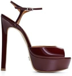 Resim Jabotter Brida Rugan 14 Cm Platform Topuklu Ayakkabı 
