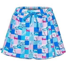 Resim Anemoss Harmoni Kadın Şort Etek Lastikli Bel, Bağcıklı Ve Esnek Kumaşlı Yazlık Skort Çok Renkli 