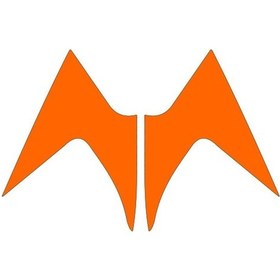 Resim Mondial Mh Drift Flo Turuncu Ön Siperlik Yan Sticker 