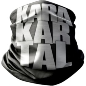 Resim Motobir Baf-Bandana Siyah Beyaz Kara Kartal 