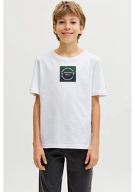 Resim Jack & Jones Jorcatskills Çocuk Tişört BEYAZ 