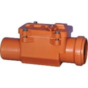 Resim Plastik Atık Pis Su Çekvalf Klapeli 50Mm 