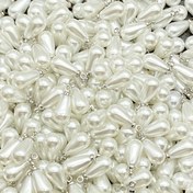 Resim 50 Adet Beyaz Plastik Strass Düğmeler DIY Moda Giyim, Ayakkabı, Şapka ve Çanta Süslemesi için 