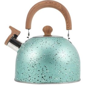 Resim Granit Görünümlü Demlik Çok Renkli 