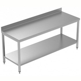 Resim Electrolux Professional Sırtlı Çalışma Tezgahı Taban Raflı - 2000 MM Plus LSGTG2010E 