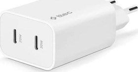 Resim Ttec Smartcharger Duo Pro Gan 50W Pd Seyahat Hızl ı Şarj Aleti Usb-C + Usb-C - Beyaz 
