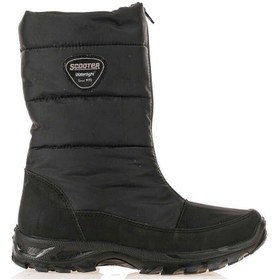 Resim Scooter Su Geçirmez Siyah Kadın Kar Botu 