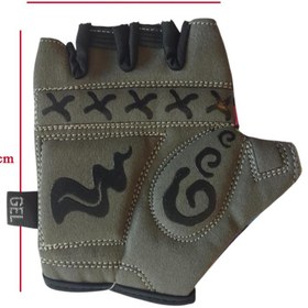 Resim SARİSSA BİSİKLET Raptor Çocuk Eldiveni Kısa Parmak Çocuk Bisiklet Eldiveni Silikon Jelli Take it Easy Desenli M Beden 