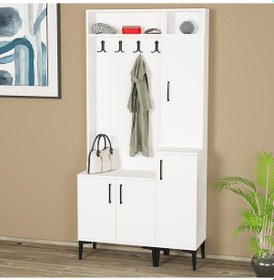 Resim Kalenderdekor1 Kalender Dekor Rose-1-2 Rs01 Portmanto Vestiyer Ayakkabılık 