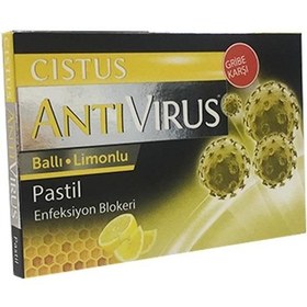 Resim Cistus Antivirüs Ballı Limonlu 10 Pastil 