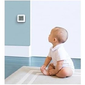 Resim Lcd Ekranlı Dijital Termometre Ve Nem Ölçer, Şık Tasarım 