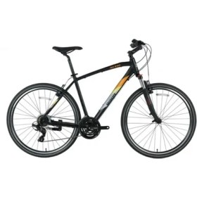 Resim Bisan Trx 8100 52CM Mat Siyah Sarı Şehir Bisikleti 