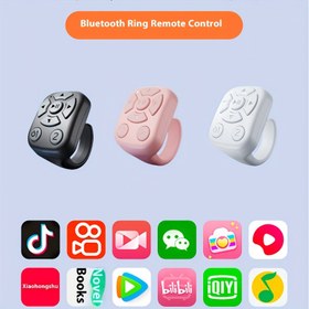 Resim Bluetooth Akıllı Yüzük Uzaktan Kumanda – TikTok, Öğrenciler, Öğretmenler, Okuyucular ve E-Kitap Sayfa Çevirici için Kablosuz Düğme | Selfie Butonlu Çok Fonksiyonlu Telefon Kontrol Cihazı | Noel Hediyesi ya da Okula Dönüşün Vazgeçilmez Aksesuarı 