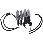 Resim Jokmae Bmw S1000r/s1000rr İçin 12v Led Sinyal Lambaları, Duman Lensi, Su Geçirmez, Kolay Kurulum, Yüksek Parlaklık 