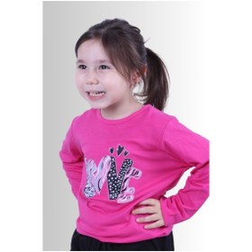 Resim Fyk Kids Kız Çocuk Basic Uzun Kol Tişört Pembe 