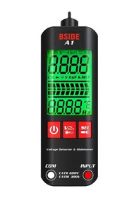 Resim Bside A1 Mini Multimetre Lcd Dijital Test Cihazı Voltaj Dedektörü 