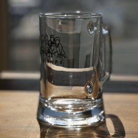 Resim Friends / Baskılı Paşabahçe Kulplu Bira Bardağı - 500 cc 