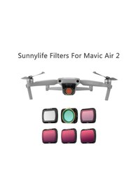 Resim Dji Mavic Air 2 Lens Filtre Seti Mcuv Cpl Nd4 Nd8 Nd16 Nd32 