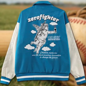 Resim Zerofighter Melek Vintage Nakış Beyzbol Ceket - M 