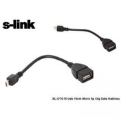 Resim S-LINK S-LINK SL-OTG20 USB 15 CM AF TO AM5 PIN KABLO 