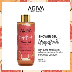 Resim Agiva Care & Beauty Duş Jeli Grapefruit 500 ml - Gratis 