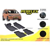 Resim Perflex Pxm-vw36 Paspas 3d Havuzlu X-mat Caddy 2010-2020 