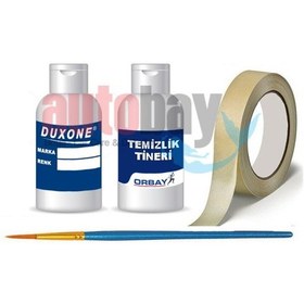 Resim Duxone Renault 494 Kıbrıs Mavisi Rötüş Boya Seti 75Ml 