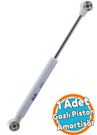 Resim NZB Kapak Dolap Amortisörü Gazlı Piston Hidroliği Beyaz (27 cm 100N) 
