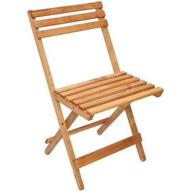 Resim Apak Ahşap Katlanır Sandalye Kamp Bahçe Balkon Sandalyesi Meşe 