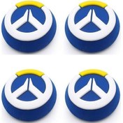Resim Overwatch Ps5/ps4/ps3/xbox One/one X/one S/series X/series S 3d Analog Silikon Koruyucu -4 Adet Overwatch 4 