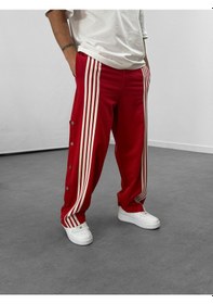Resim Cocopelli Şeritli Kırmızı Erkek Baggy Pantolon Coc1060 Kırmızı 